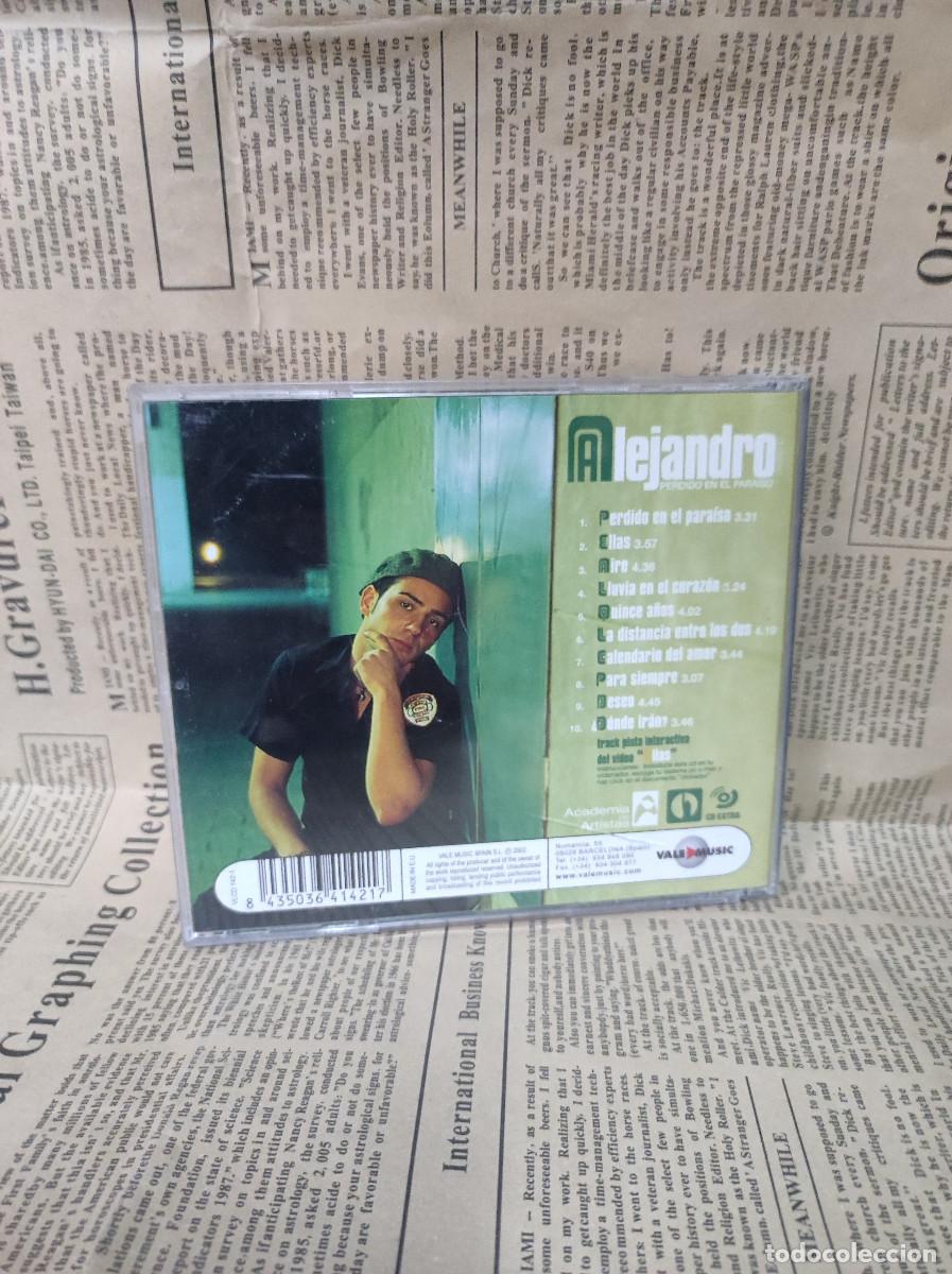 CDs de m&uacute;sica: Alejandro Parre&ntilde;o. &ndash; Perdido En El Para&iacute;so - Foto 2