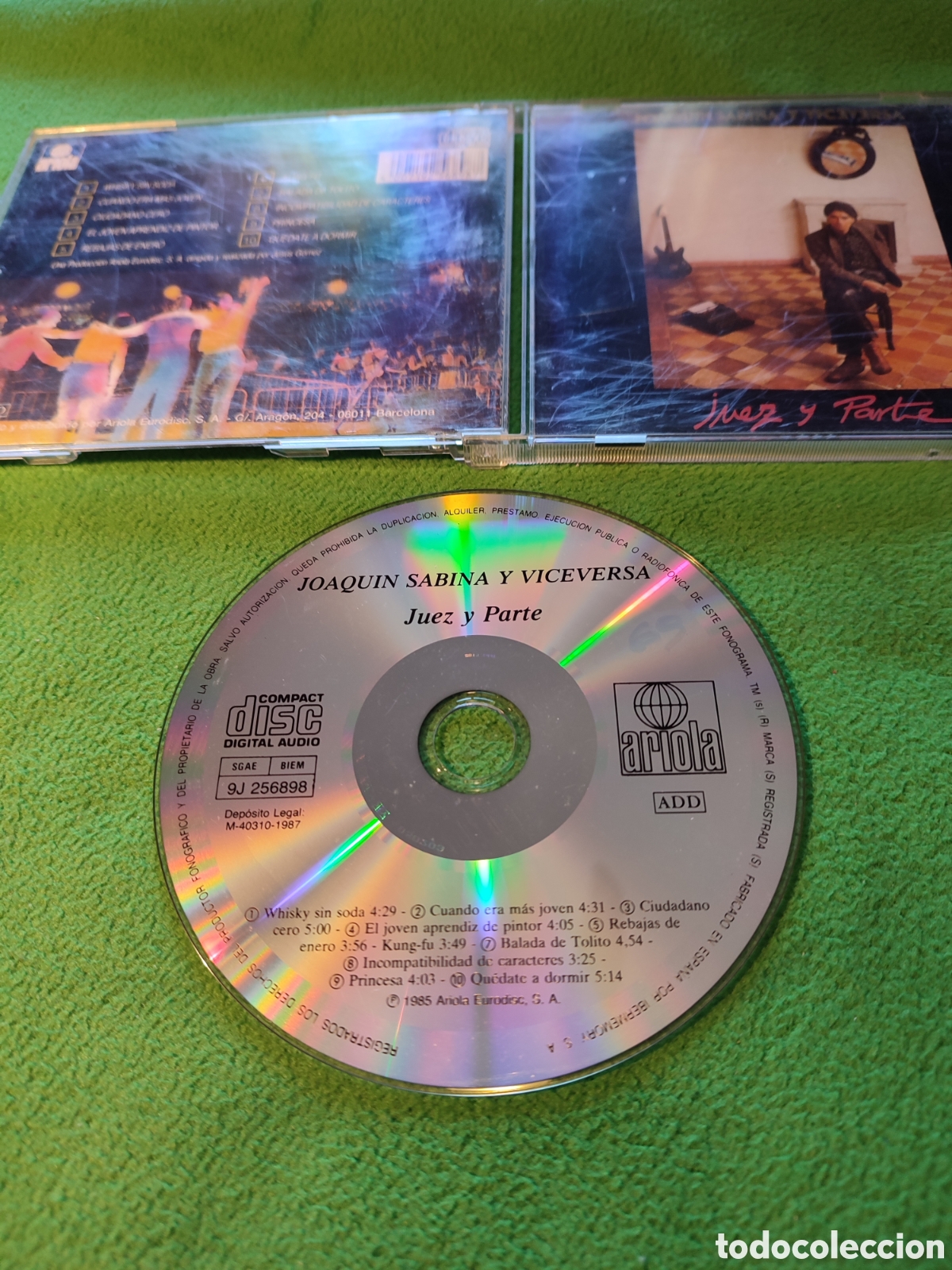 CDs de m&uacute;sica: Joaqu&iacute;n Sabina - Juez y parte - Foto 2