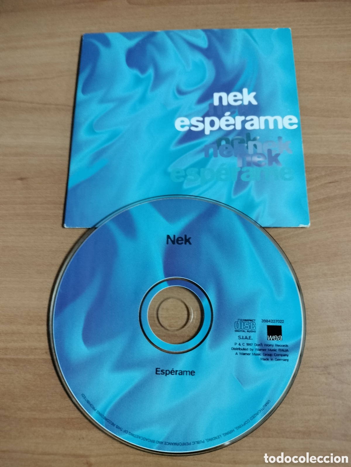 CDs de m&uacute;sica: Nek - Esperame - CD single 1 canci&oacute;n - Foto 1
