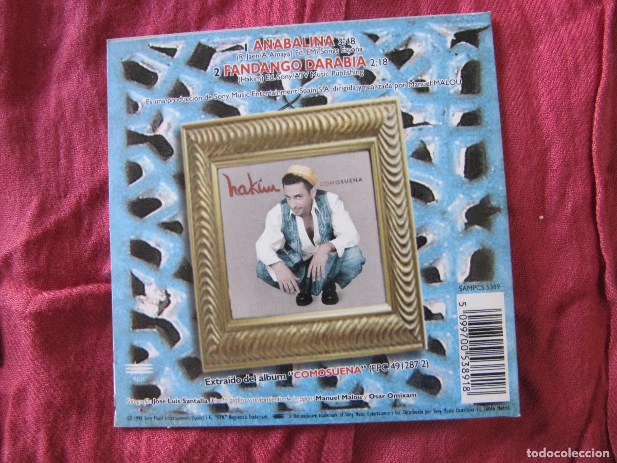 CDs de m&uacute;sica: Hakim.Anabalina. Fandango Darabia. - Foto 2