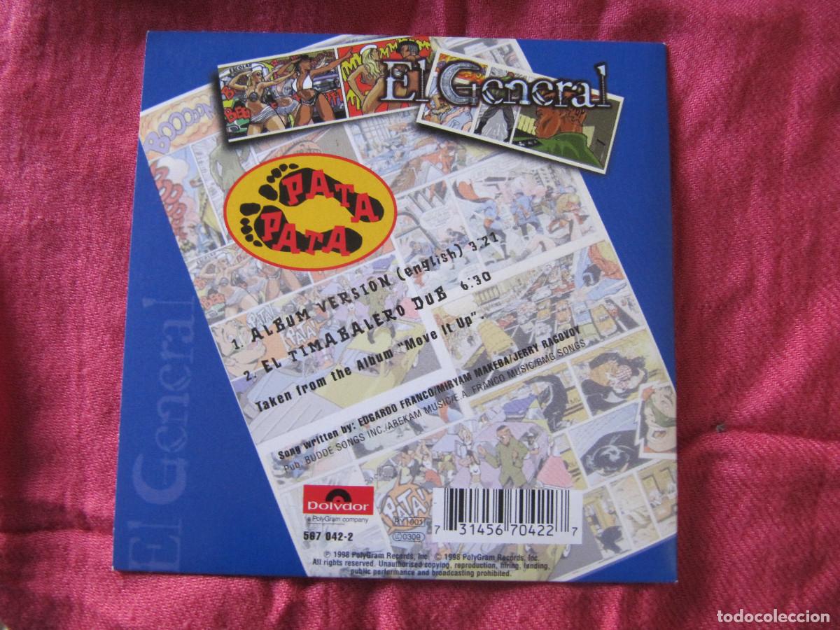 CDs de m&uacute;sica: El general - pata pata. Cd single - Foto 2