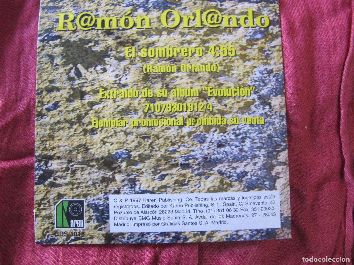 CDs de m&uacute;sica: CD SINGLE - RAMON ORLANDO - SOMBRERO - Foto 2