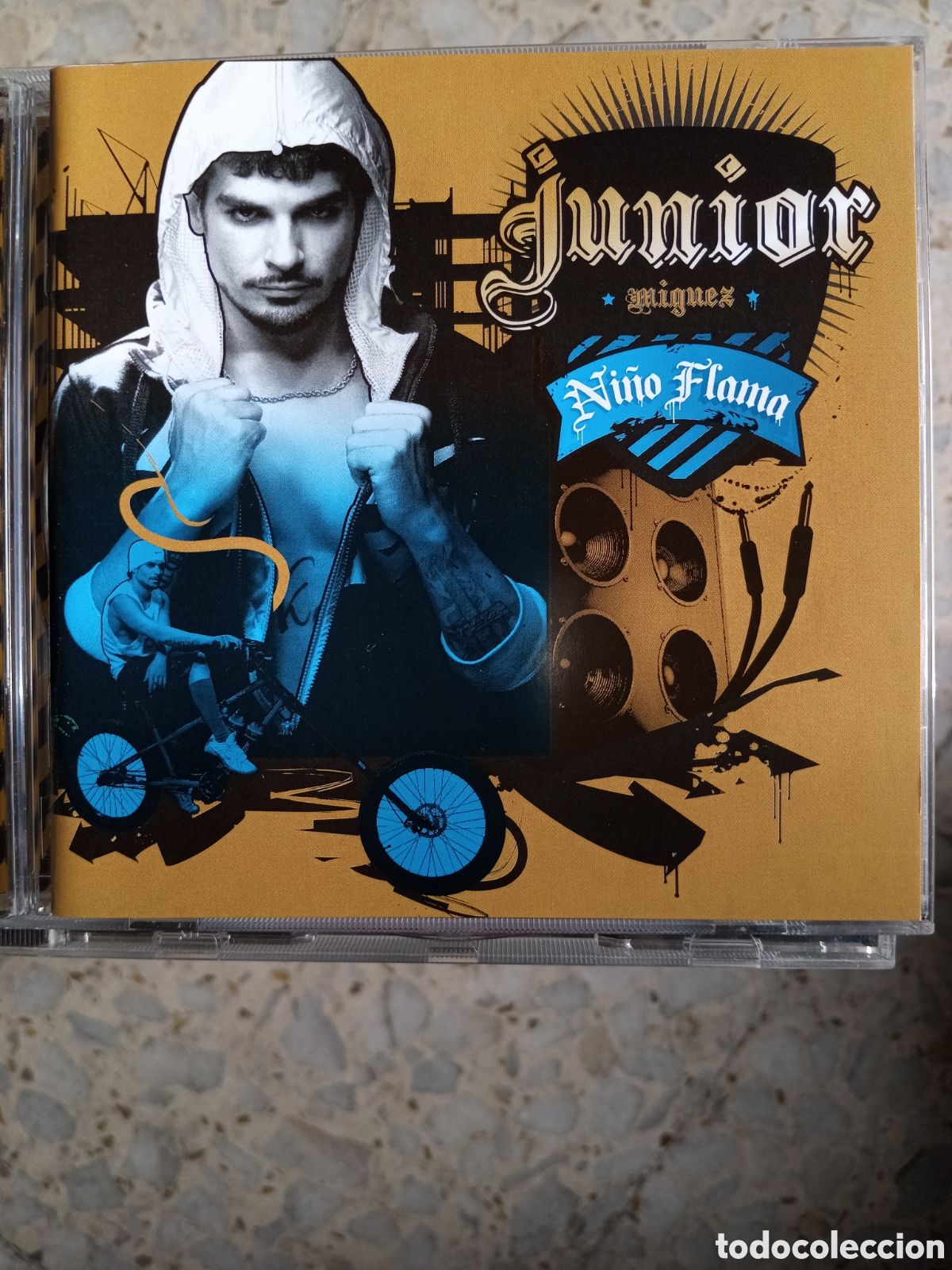 CDs de m&uacute;sica: CD JUNIOR MIGUEZ NI&Ntilde;O FLAMA - Foto 1