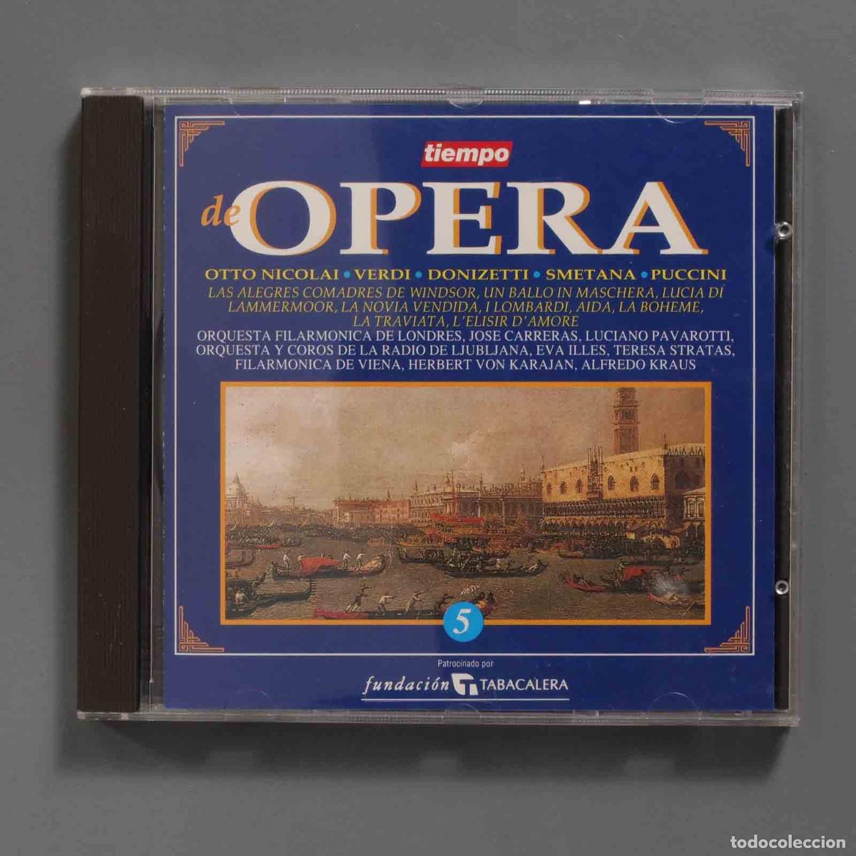 CDs de m&uacute;sica: CD. TIEMPO DE OPERA V - Foto 1
