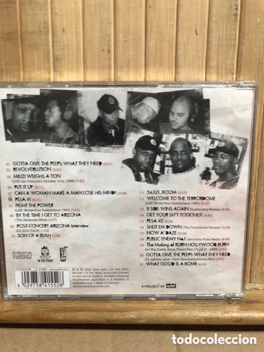 CDs de m&uacute;sica: Public ENEMY ( Revolverlution ) CD SEMINUEVO - Foto 2
