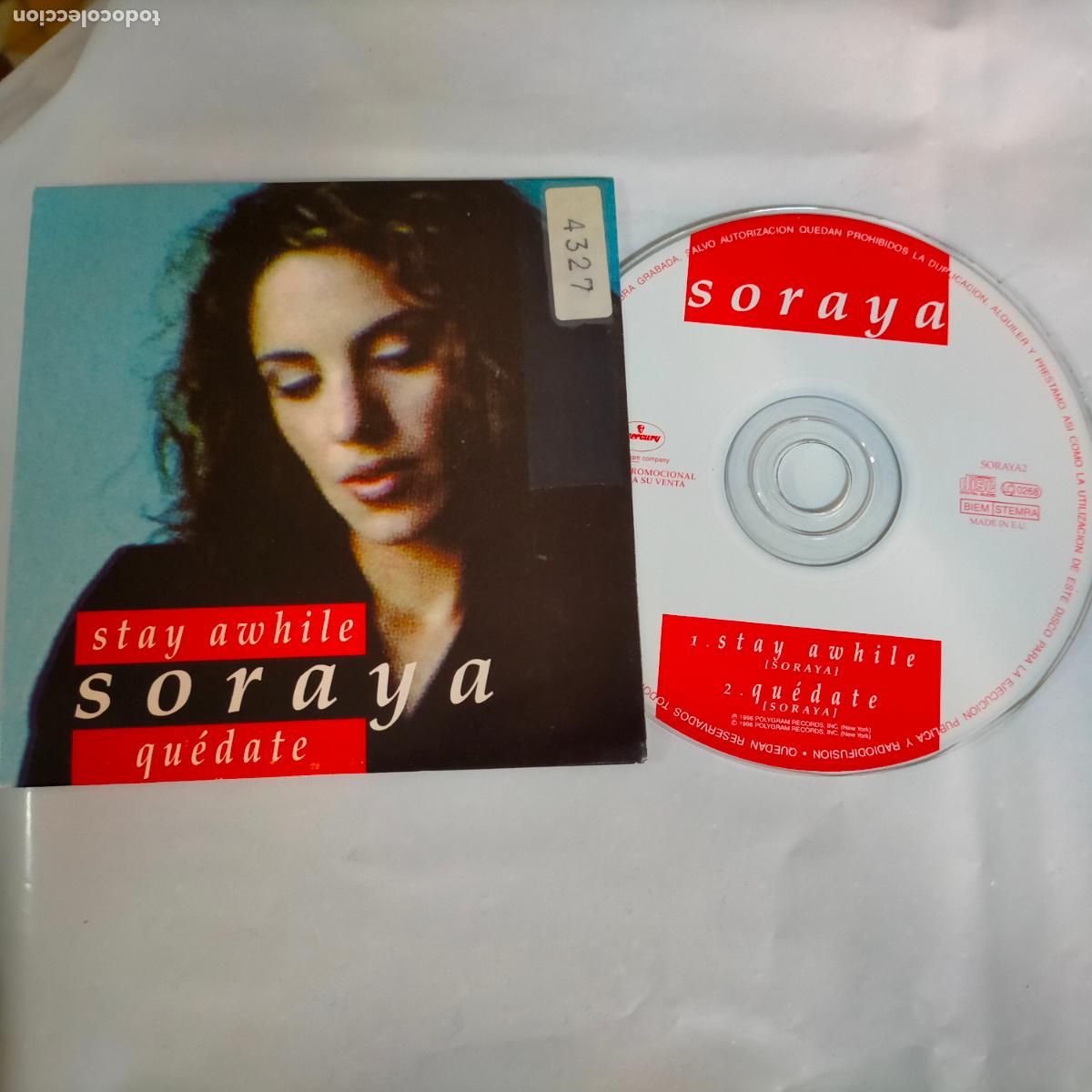 CDs de m&uacute;sica: cd single raro soraya - Foto 1