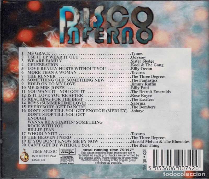 CDs de m&uacute;sica: Disco Inferno - 20 Hot Disco Hits. CD - Foto 2