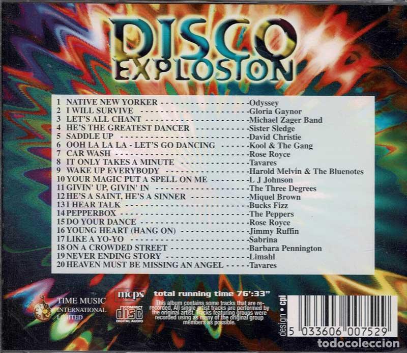 CDs de m&uacute;sica: Disco Explosion - 20 Explosive Disco Hits. CD - Foto 2