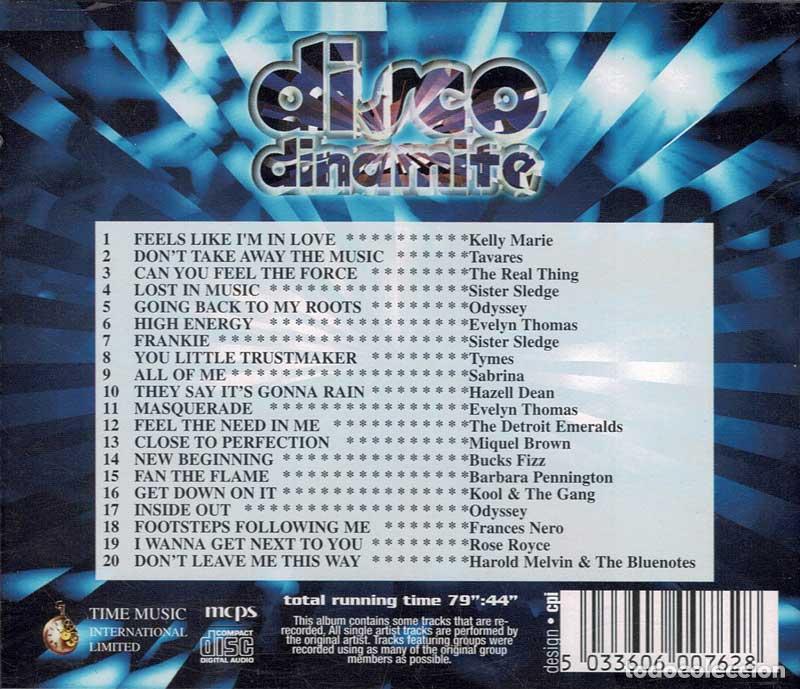 CDs de m&uacute;sica: Disco Dinamite - 20 Dynamic Disco Hits. CD - Foto 2