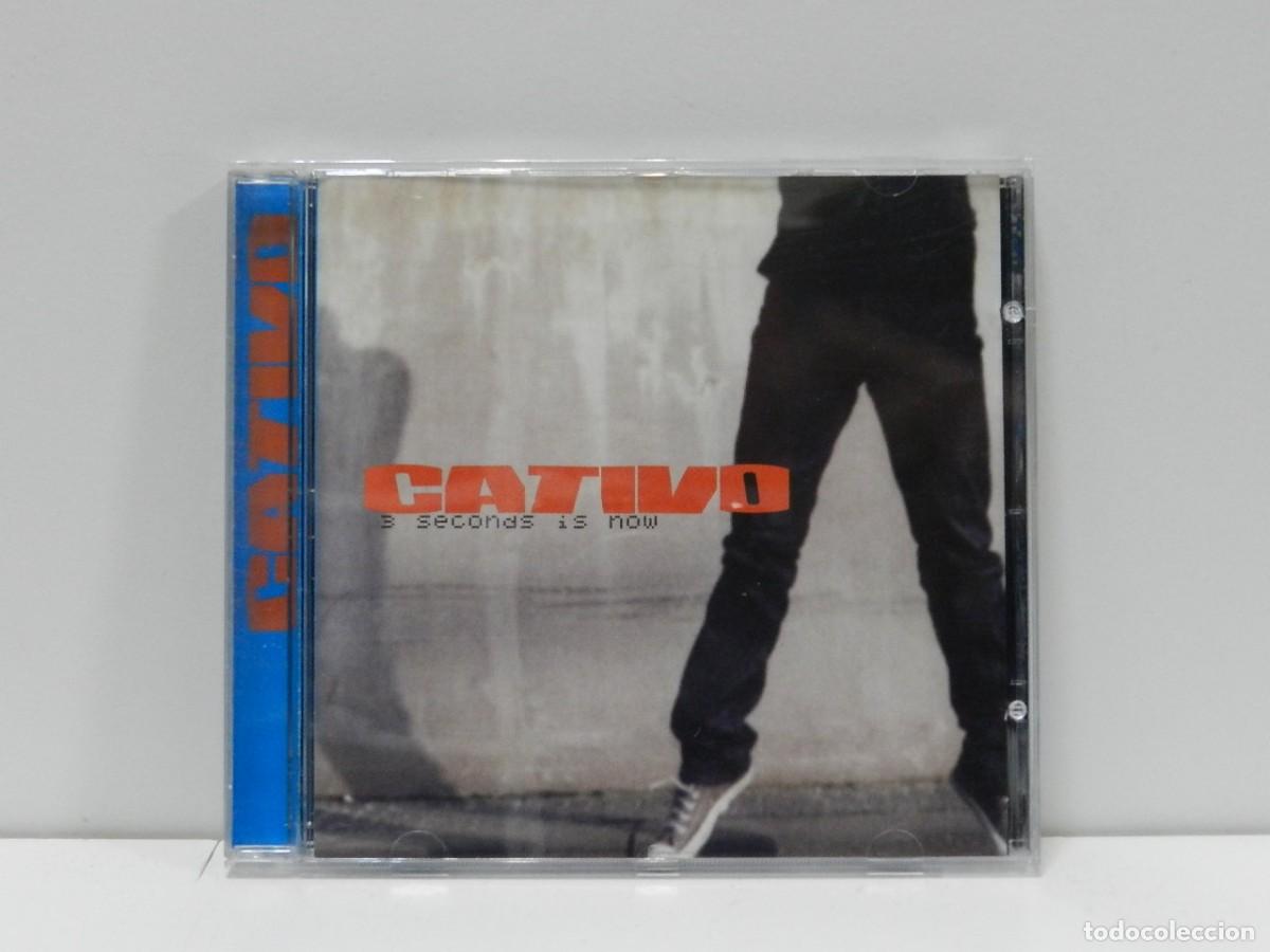 CDs de m&uacute;sica: DISCO CD. Cativo &ndash; 3 Seconds Is Now. COMPACT DISC. - Foto 1