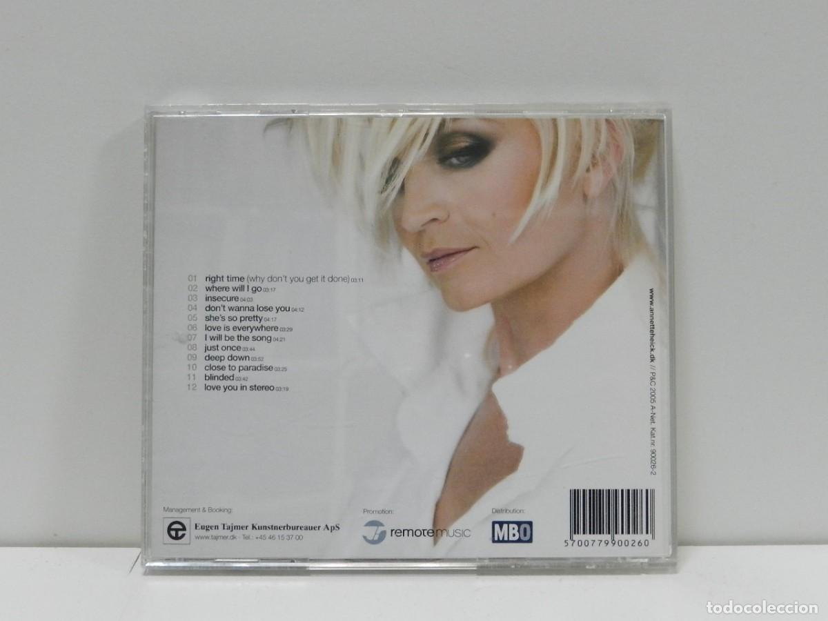 CDs de m&uacute;sica: DISCO CD. Annette Heick &ndash; Right Time. COMPACT DISC. - Foto 2