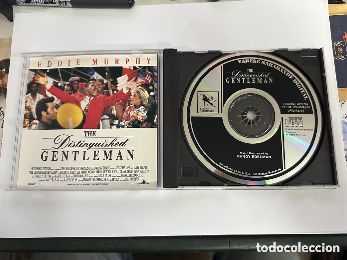 CDs de m&uacute;sica: CD BSO THE DISTINGUISHED GENTLEMAN 1992 - Foto 3