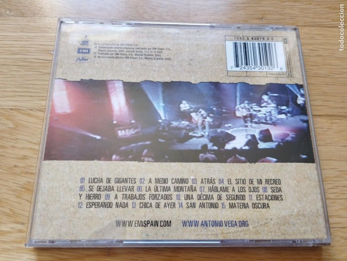 CDs de m&uacute;sica: Antonio Vega - B&aacute;sico. PEDIDO M&Iacute;NIMO 5&euro; - Foto 2
