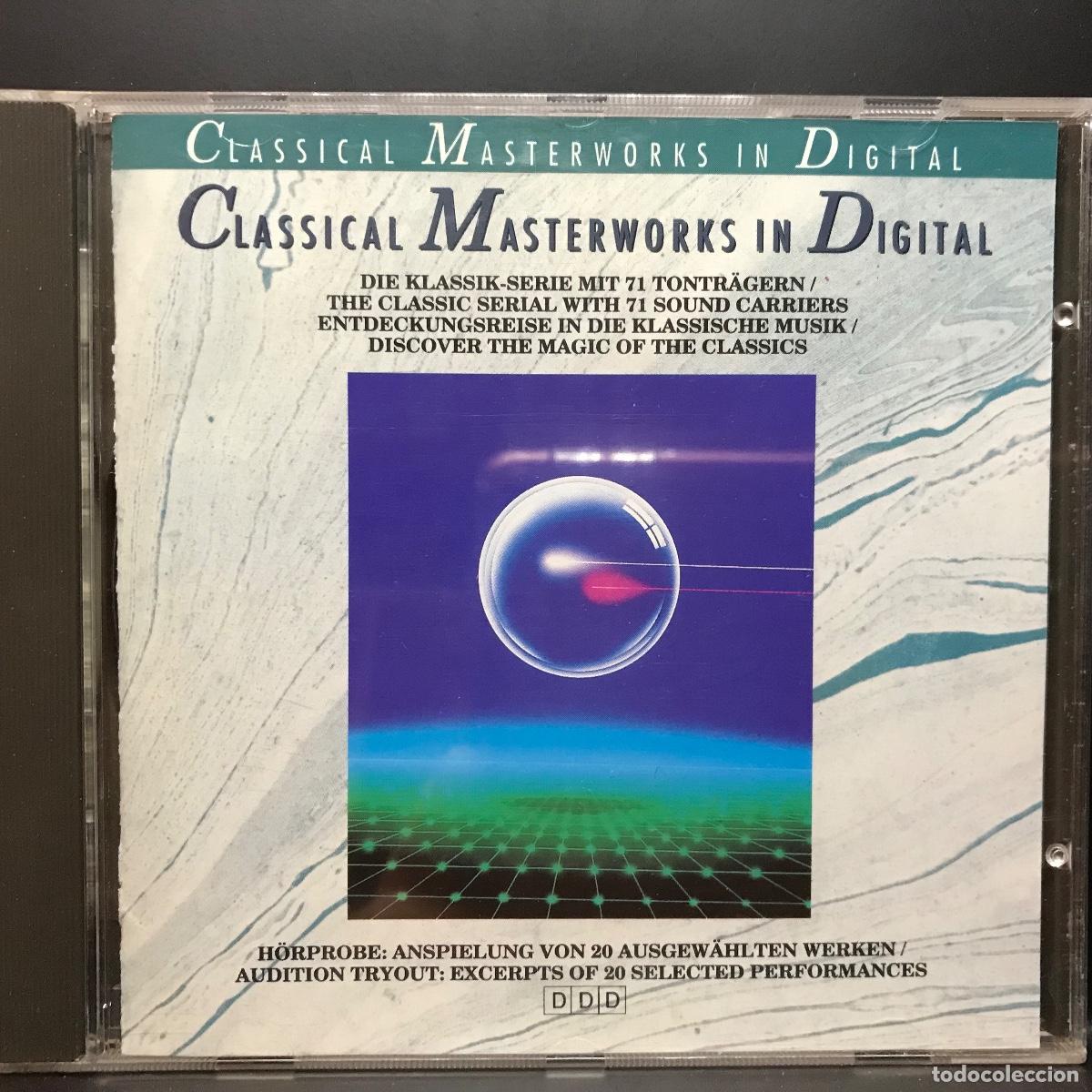 CDs de m&uacute;sica: Various ● Classical Masterworks In Digital ● [CD] Compilation, Sampler - Foto 1
