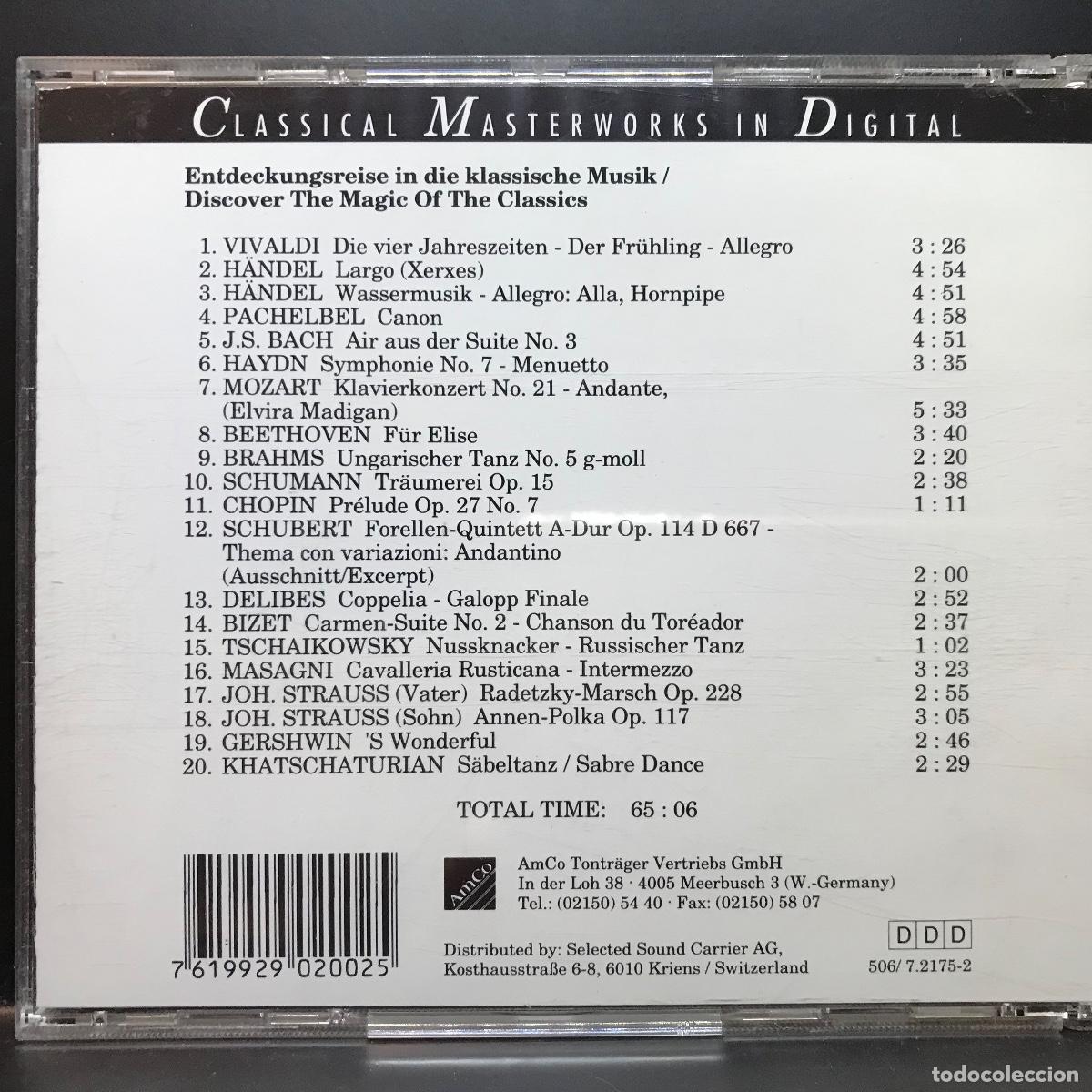 CDs de m&uacute;sica: Various ● Classical Masterworks In Digital ● [CD] Compilation, Sampler - Foto 3