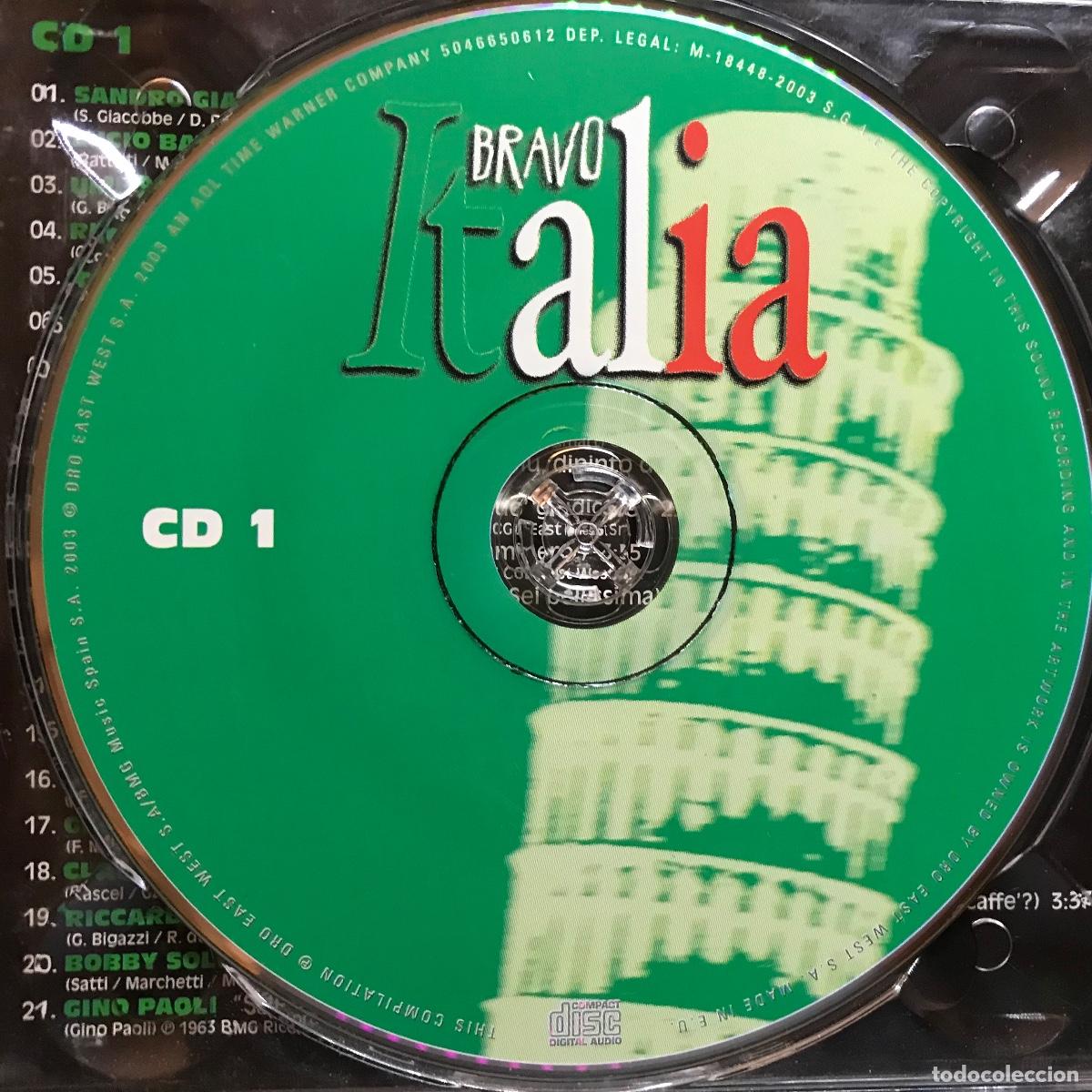 CDs de m&uacute;sica: Various ● A Tu Lado Presenta Bravo Italia ● [CD] 3 x CD, Compilation, Box Digipack - Foto 2