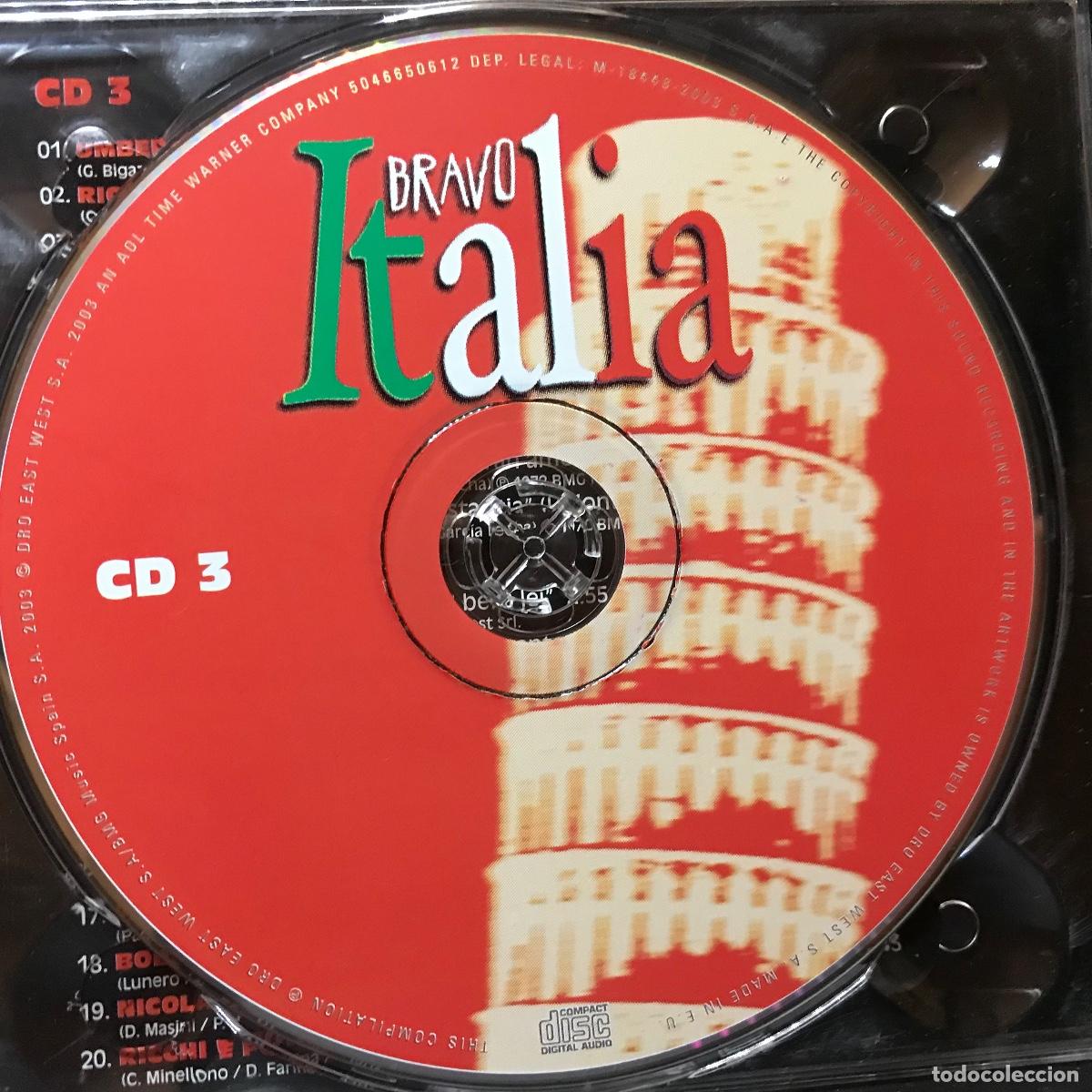 CDs de m&uacute;sica: Various ● A Tu Lado Presenta Bravo Italia ● [CD] 3 x CD, Compilation, Box Digipack - Foto 5