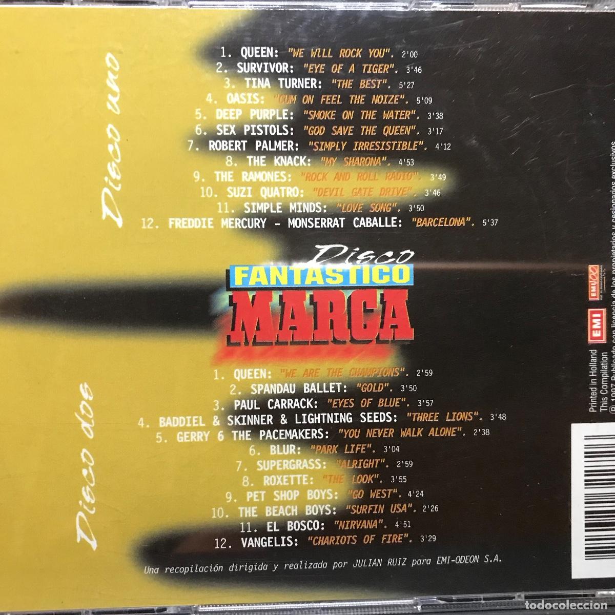 CDs de m&uacute;sica: Various ● Disco Fant&aacute;stico Marca ● [CD] 2 x CD, Compilation, Stereo - Foto 5