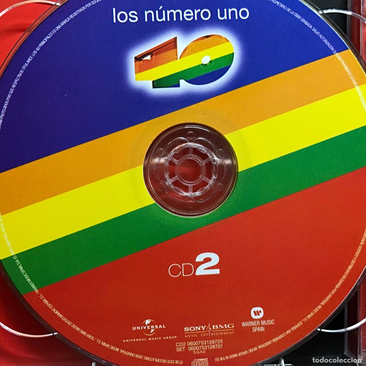 CDs de m&uacute;sica: Various ● Los N&uacute;mero Uno De 40 Principales - 2008 ● [CD] 2 x CD, Compilation - Foto 3