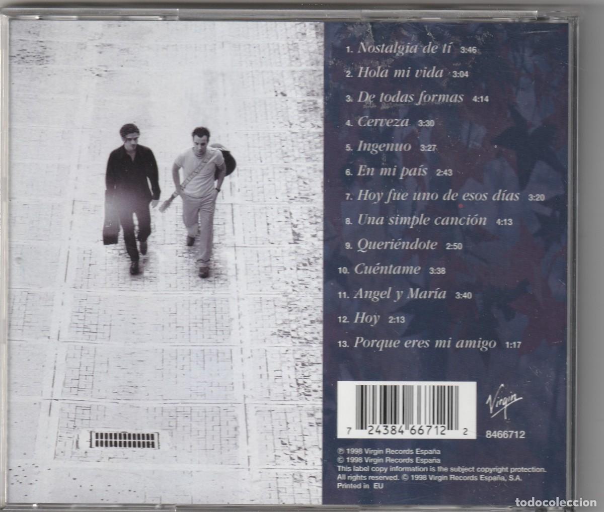 CDs de m&uacute;sica: AL ESTE DEL EDEN (CD VIRGIN 1998) - Foto 2