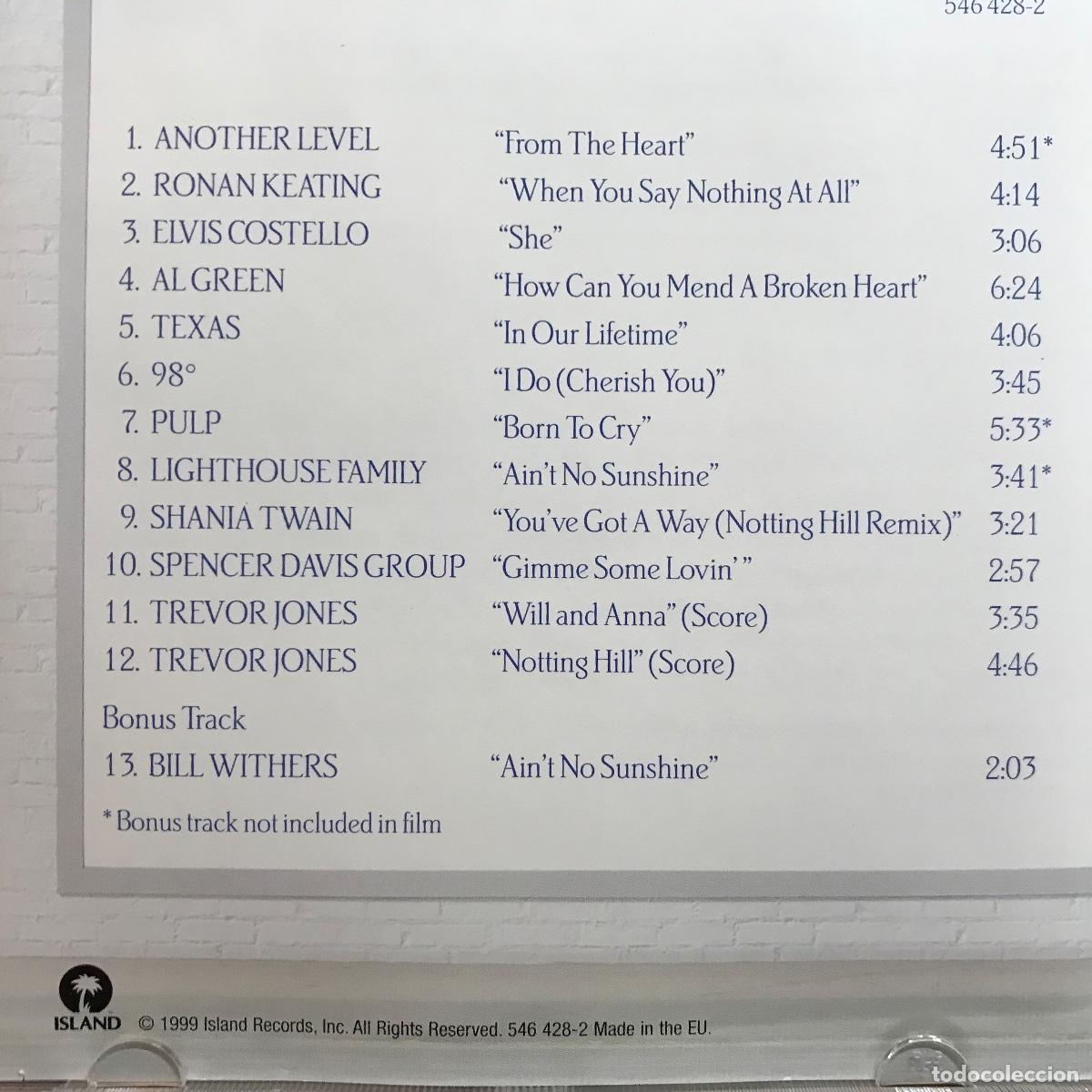 CDs de m&uacute;sica: Various ● Notting Hill ● [CD] Compilation - Foto 2