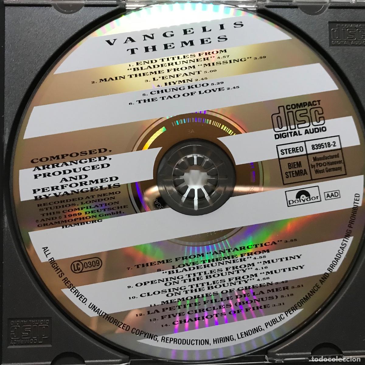 CDs de m&uacute;sica: Vangelis ● Themes ● [CD] Compilation - Foto 3