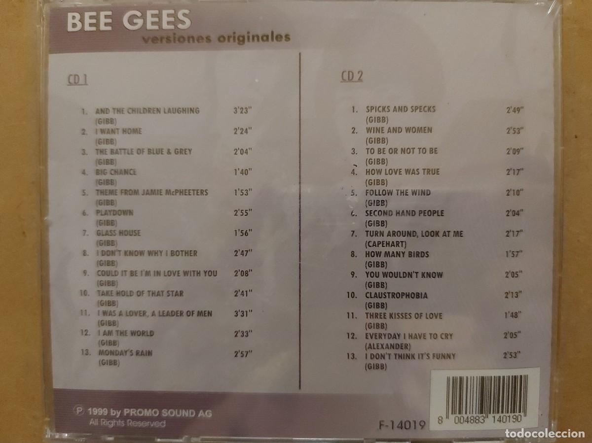 CDs de m&uacute;sica: Bee Gees , versiones originales 2 CDS (PRECINTADO) - Foto 2