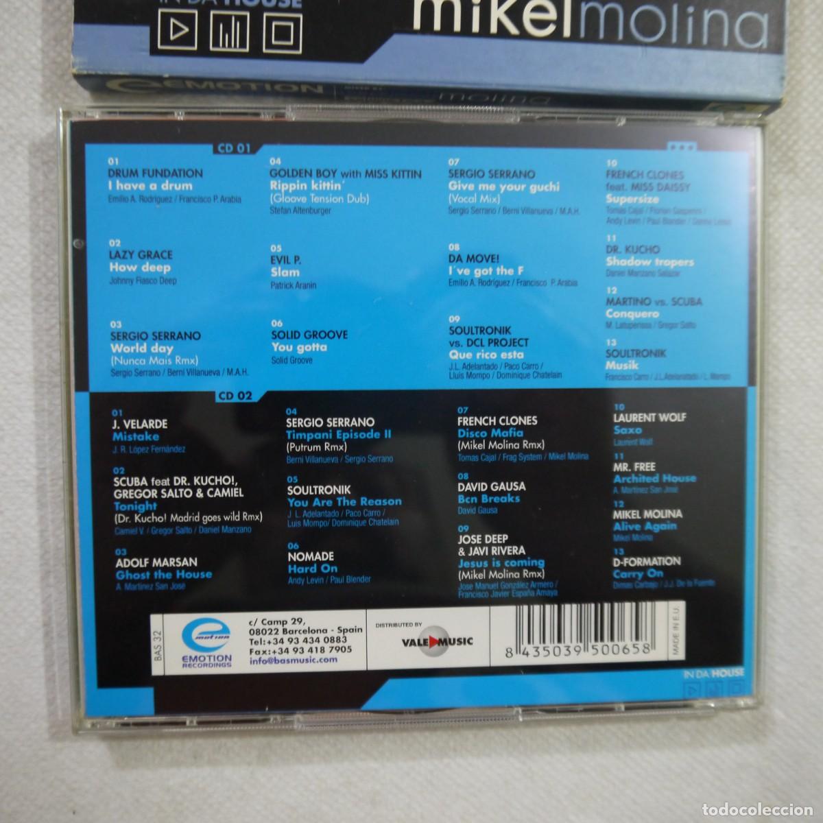 CDs de m&uacute;sica: MIKEL MOLINA - EMOTION SESSIONS VOLUME TWO 2 CDS - Foto 5