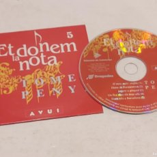 CDs de Música: TOMEU PENYA / ET DONEM LA NOTA / 5 / CD-PICAP-1999 / 5 TEMAS / IMPECABLE