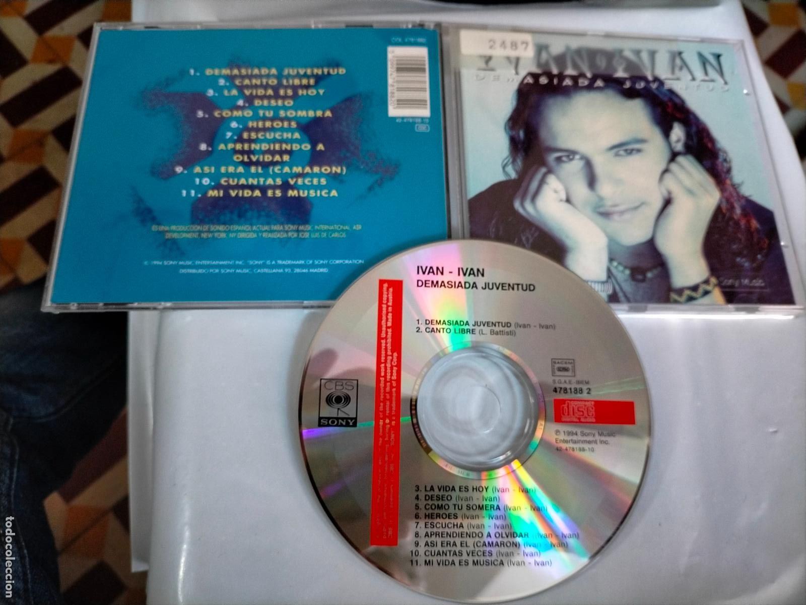 CDs de m&uacute;sica: CD ALBUM IVAN 11 TEMAS - Foto 1