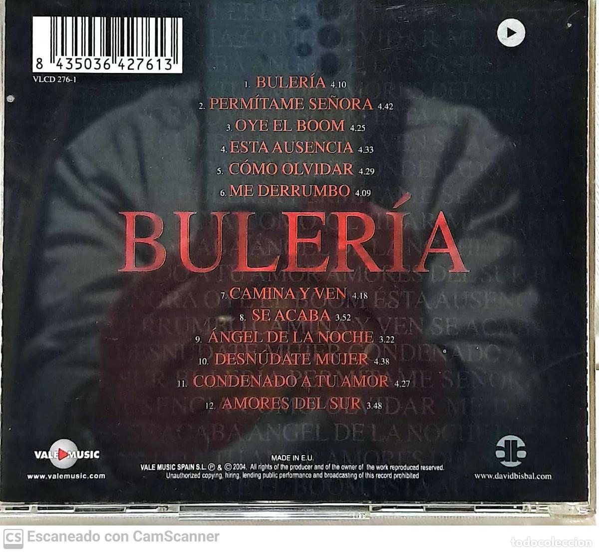 CDs de m&uacute;sica: David Bisbal &lrm;&ndash; Buler&iacute;a - Foto 2