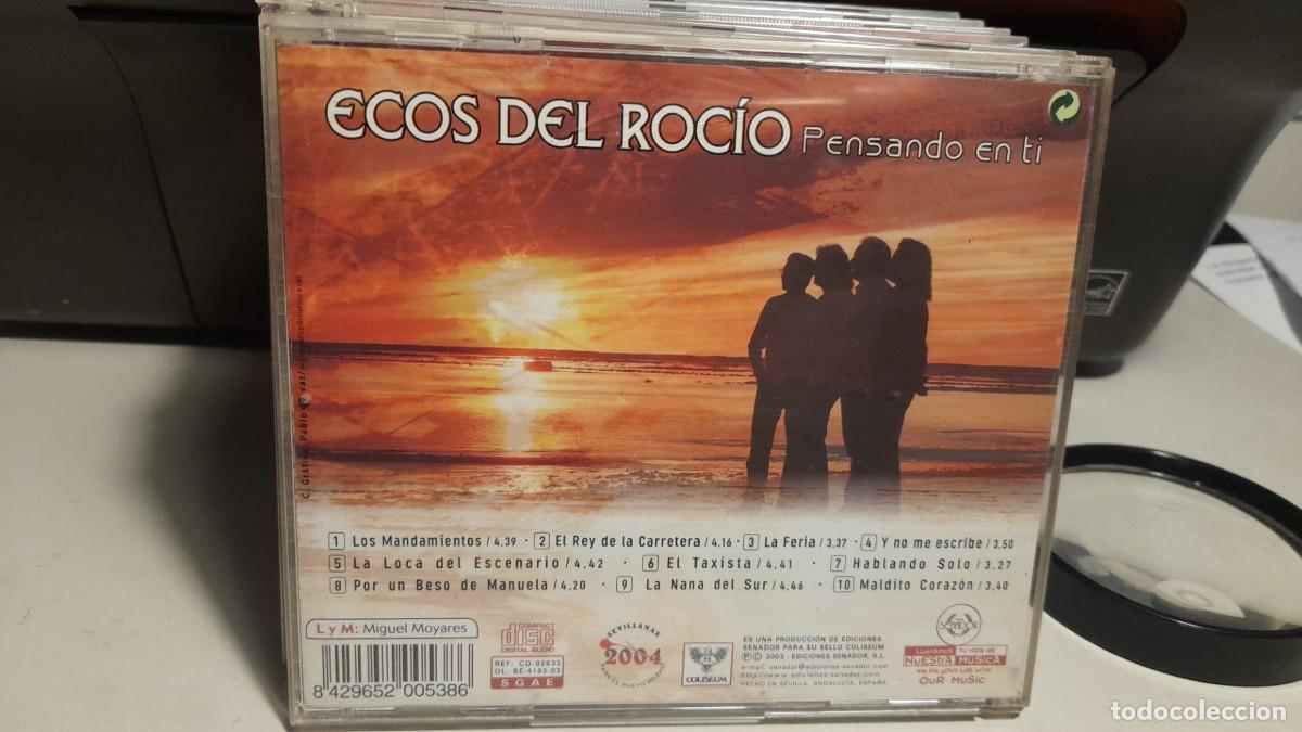 CDs de m&uacute;sica: CD ECOS DEL ROCIO : PENSANDO EN TI - Foto 2