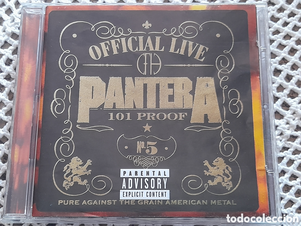 CDs de m&uacute;sica: Pantera - Official live: 101 proof - Foto 1
