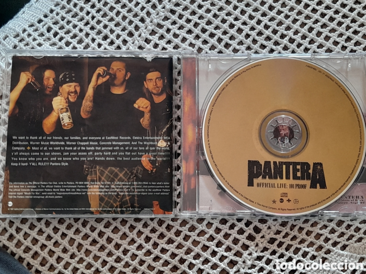 CDs de m&uacute;sica: Pantera - Official live: 101 proof - Foto 3