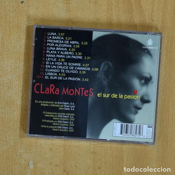 CDs de m&uacute;sica: CLARA MONTES - EL SUR DE LA PASION - CD - Foto 2