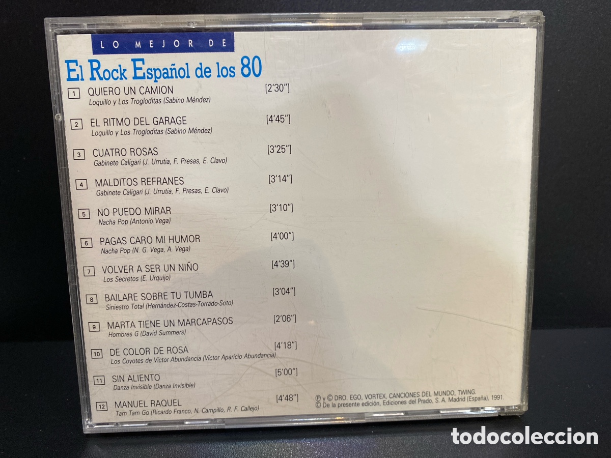 CDs de m&uacute;sica: Various - Lo Mejor De El Rock Espa&ntilde;ol De Los 80 (CD) - Foto 2