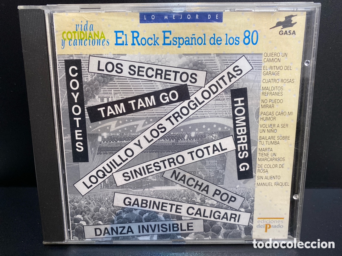CDs de m&uacute;sica: Various - Lo Mejor De El Rock Espa&ntilde;ol De Los 80 (CD) - Foto 1