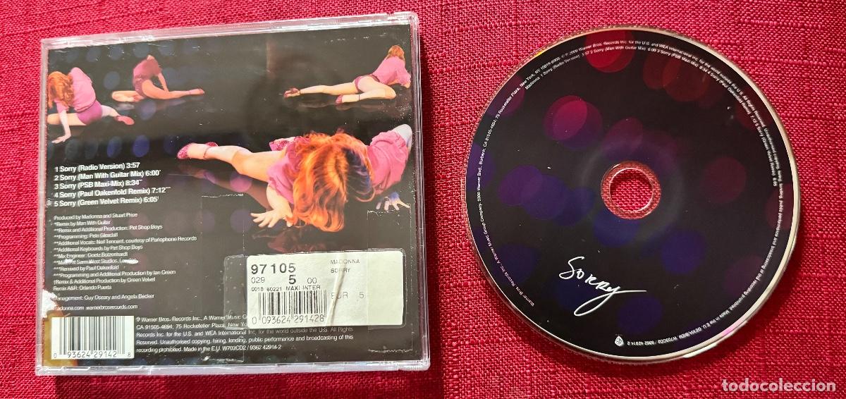 CDs de m&uacute;sica: Madonna - Sorry *5 - 9362 42914-2 - Cd Single - Germany - Foto 3