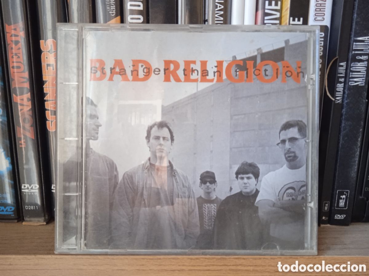 CDs de m&uacute;sica: BAD RELIGION * STRANGER THAN FICTION - Foto 1