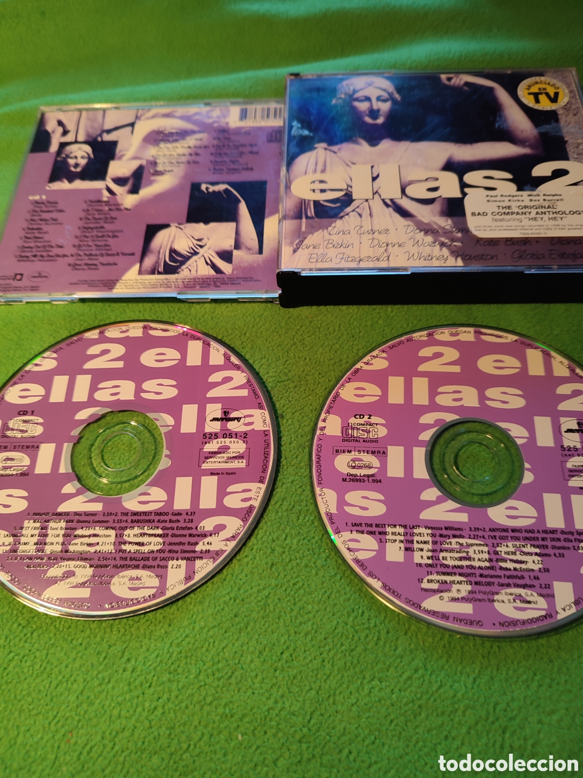 CDs de m&uacute;sica: Ellas 2 2cds - Varios - Foto 2