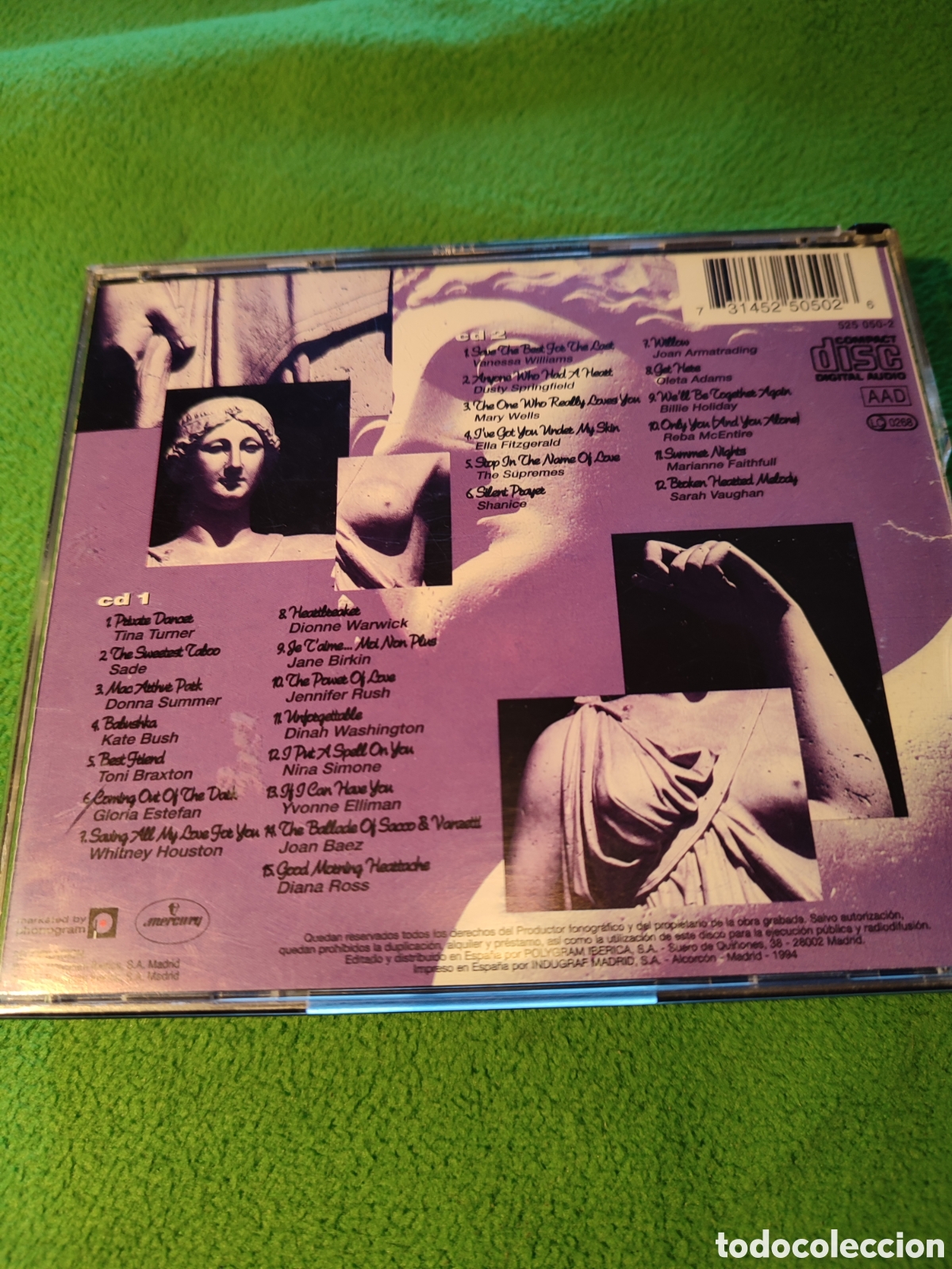 CDs de m&uacute;sica: Ellas 2 2cds - Varios - Foto 3