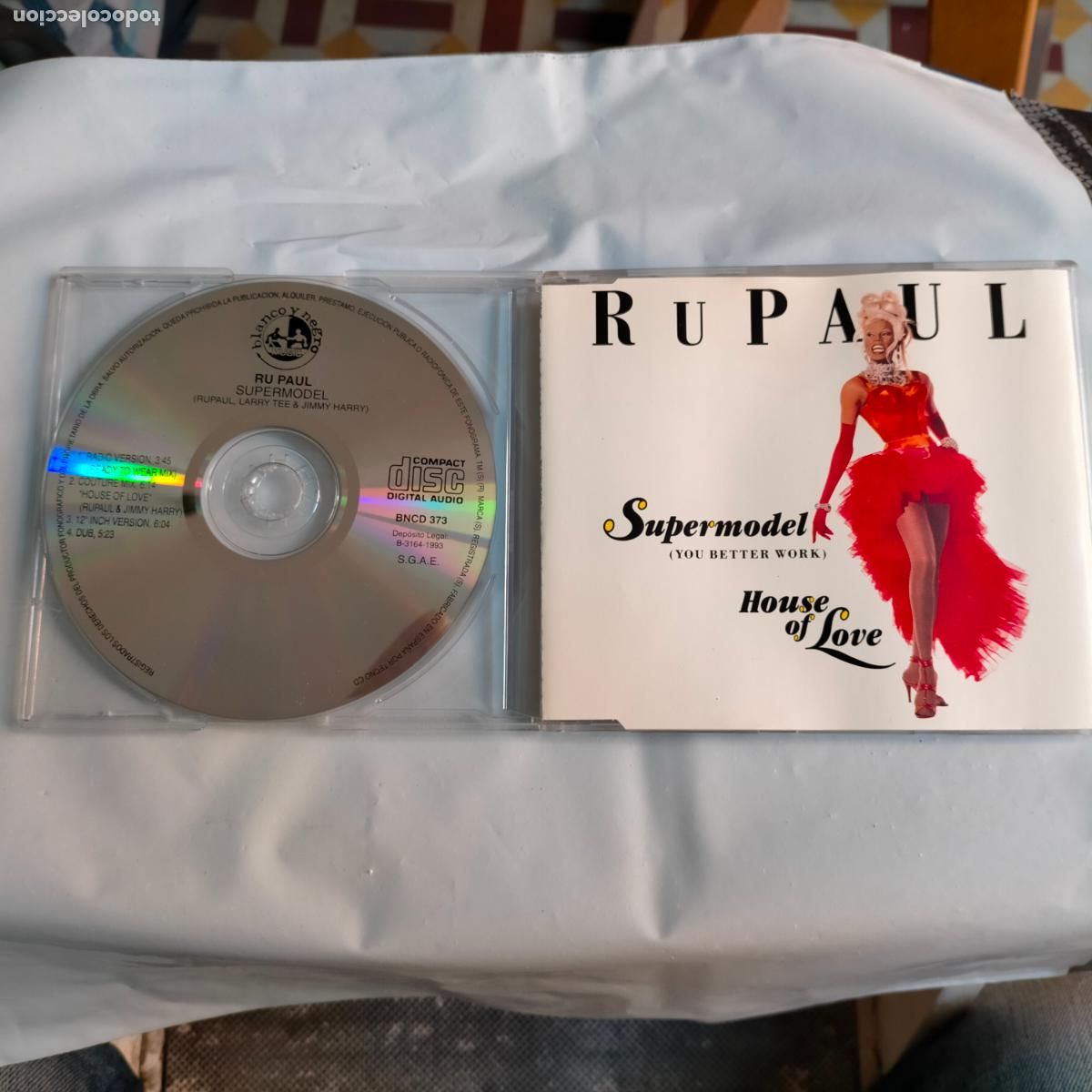 CDs de m&uacute;sica: RUPAUL, SUPERMODEL (YOU BETTER WORK) CD SINGLE 4 TEMAS RADIO VERSION - Foto 1