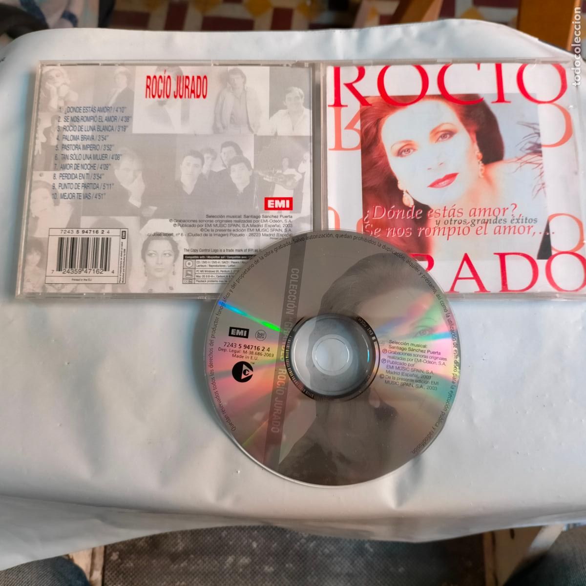 CDs de m&uacute;sica: CD ROCIO JURADO 10 TEMAS - Foto 1