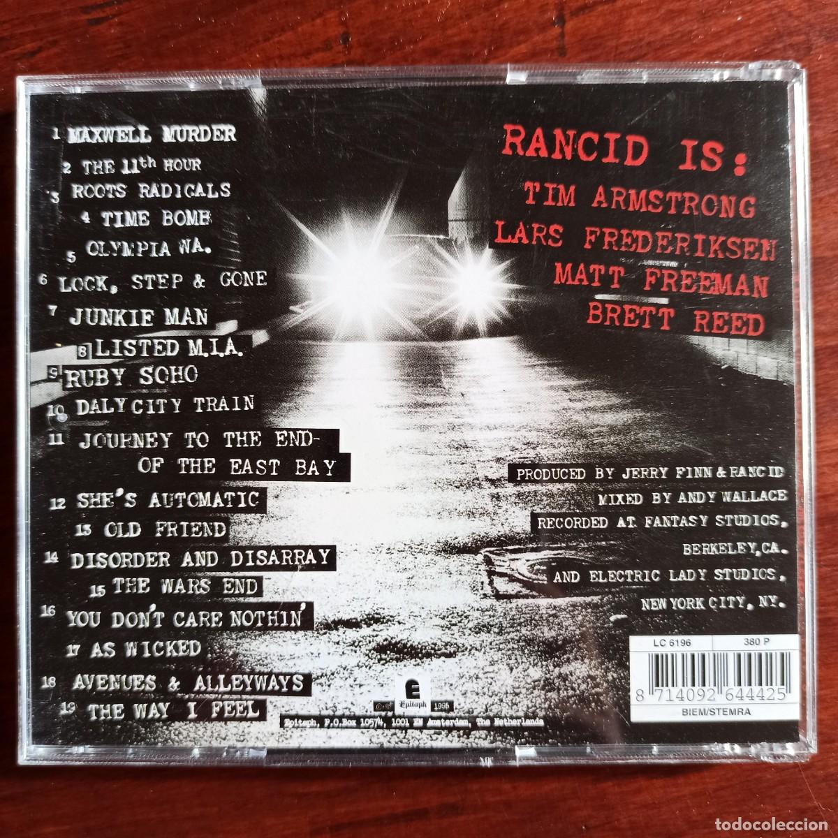 CDs de m&uacute;sica: CD Rancid &ndash; ...And Out Come The Wolves - Foto 2