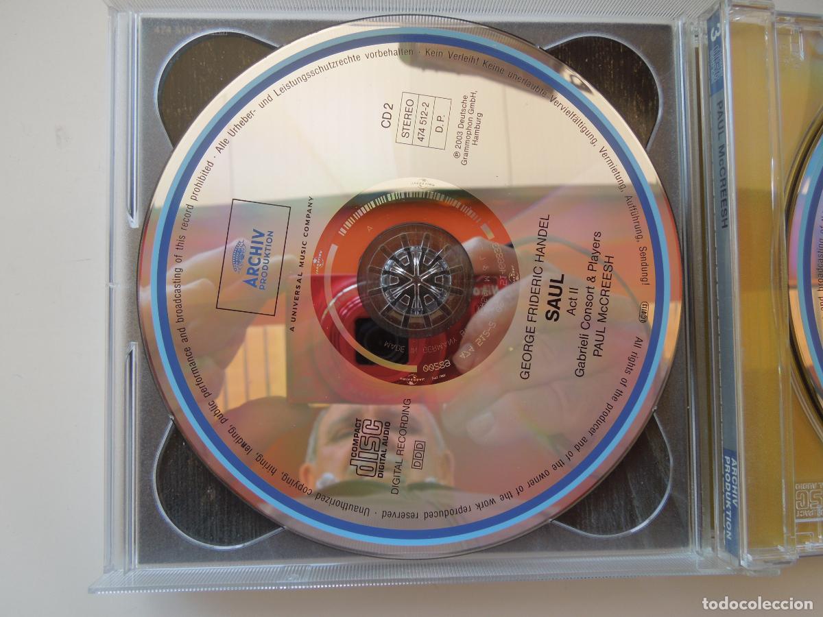 CDs de m&uacute;sica: HANDEL - SAUL - PAUL MCCREESH - 3CD,S+ LIBRETO - Foto 3