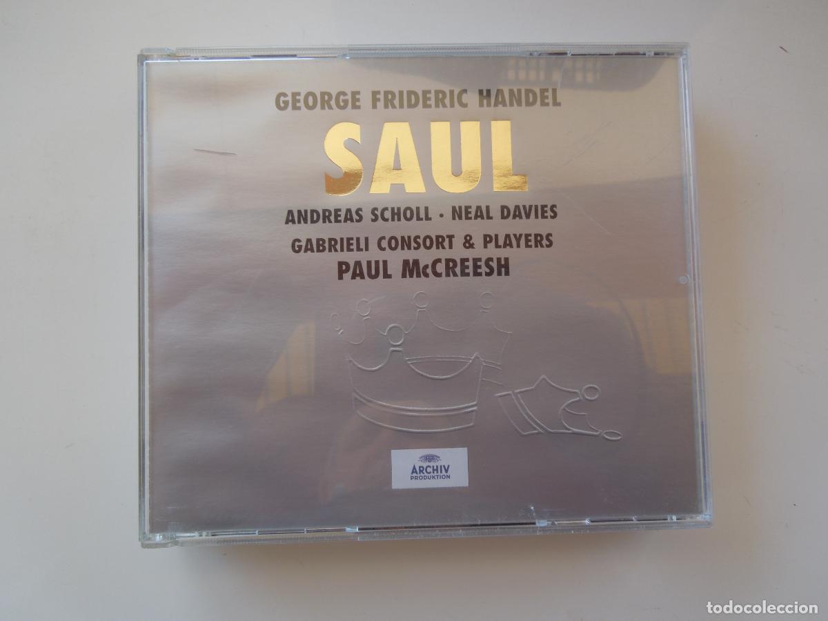 CDs de m&uacute;sica: HANDEL - SAUL - PAUL MCCREESH - 3CD,S+ LIBRETO - Foto 1