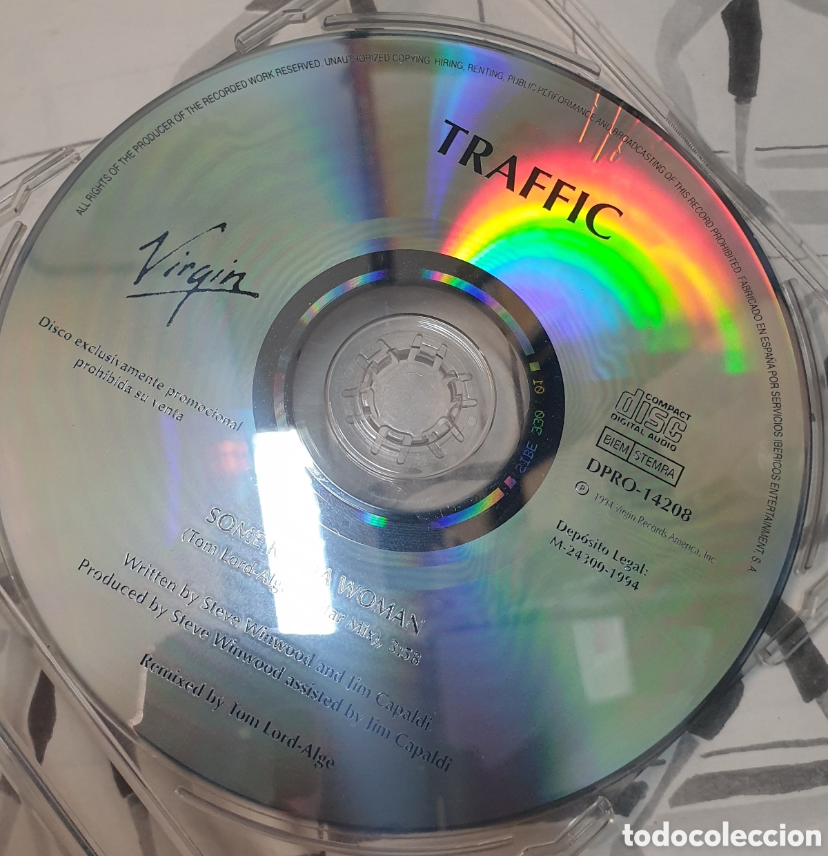 CDs de m&uacute;sica: Traffic - Some kinda woman. Cd single - Foto 1