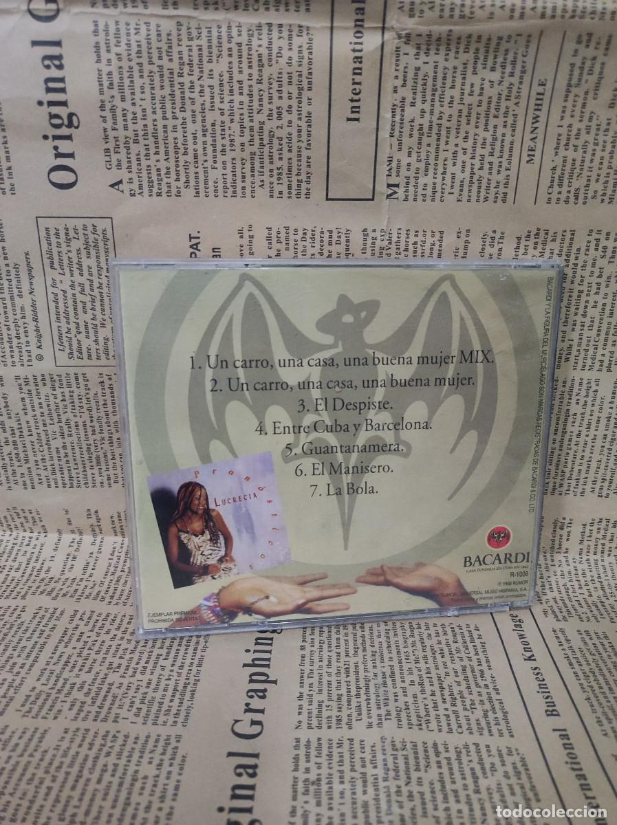 CDs de m&uacute;sica: Lucrecia &ndash; Lucrecia Y Bacardi - Foto 2