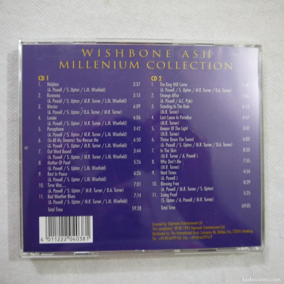 CDs de m&uacute;sica: WISHBONE ASH - MILLENIUM COLLECTION - 2 CD 1990 - Foto 4