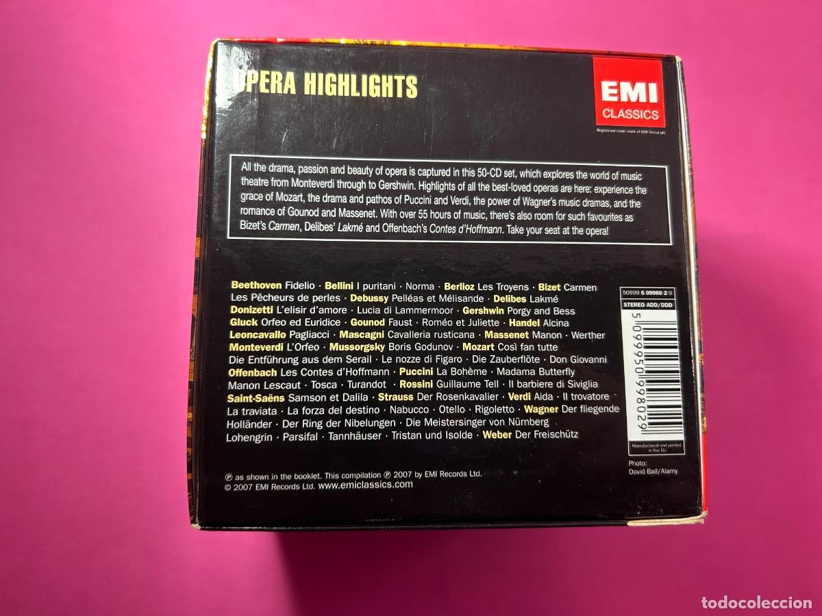 CDs de m&uacute;sica: OPERA HIGHLIGHTS - BOX 50 CDs - Foto 3